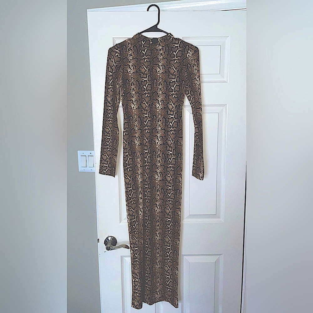 Naked wardrobe animal print maxi dress. Lots of stretch. Perfect condition